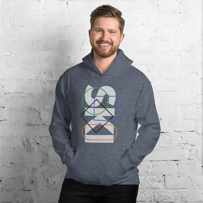 CS0044 - 01004 - SKI Icons Outlined Unisex Hoodie