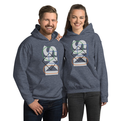 CS0044 - 01004 - SKI Icons Outlined Unisex Hoodie