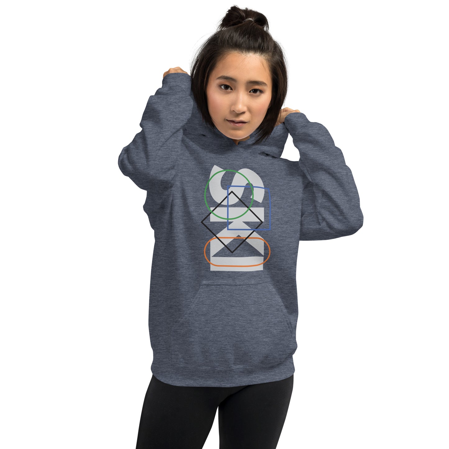 CS0044 - 01004 - SKI Icons Outlined Unisex Hoodie