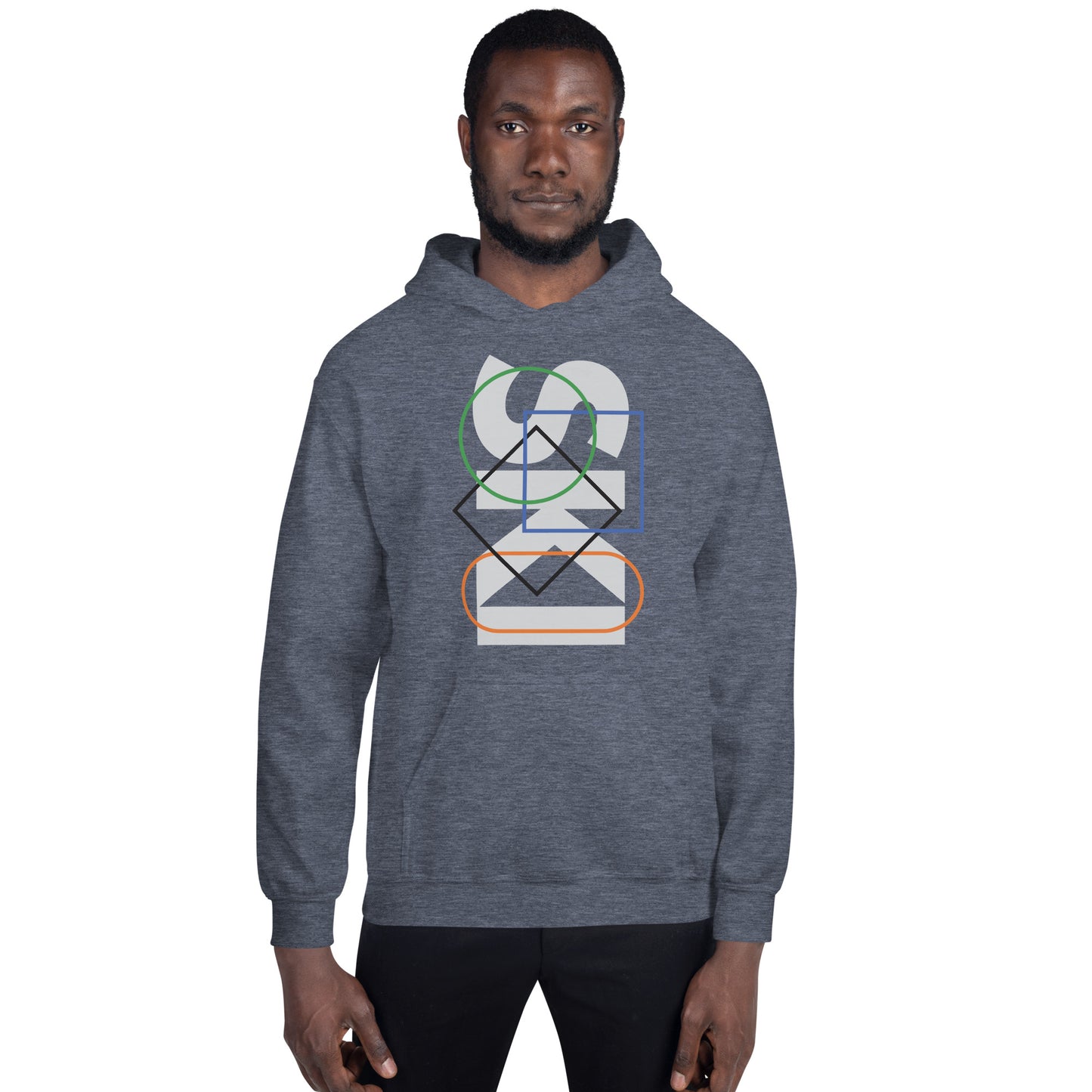 CS0044 - 01004 - SKI Icons Outlined Unisex Hoodie