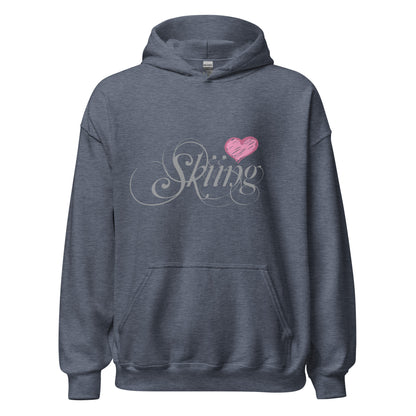 CS0047 - 02004 - Love Skiing/Women's Hoodie