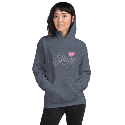 CS0047 - 02004 - Love Skiing/Women's Hoodie