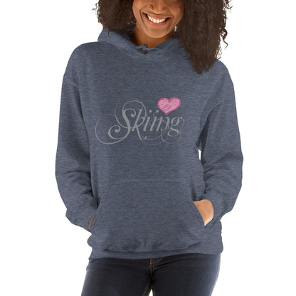 CS0047 - 02004 - Love Skiing/Women's Hoodie