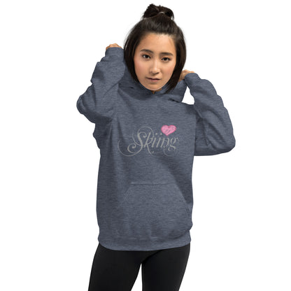 CS0047 - 02004 - Love Skiing/Women's Hoodie