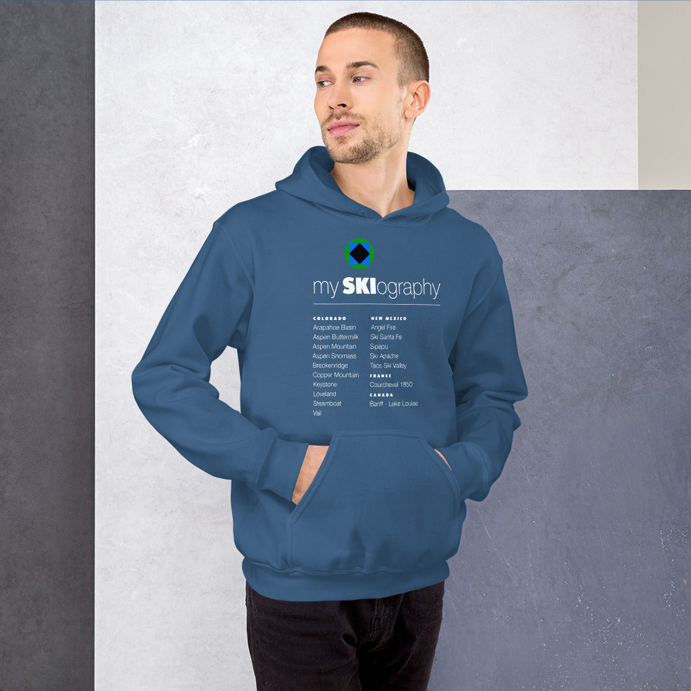 CS0001 - 01004 - mySKIography Unisex Hoodie