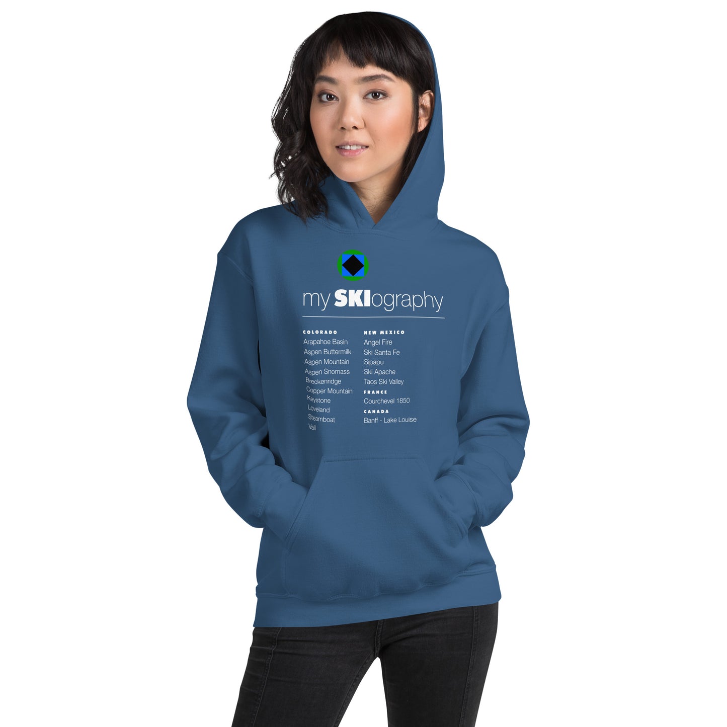 CS0001 - 01004 - mySKIography Unisex Hoodie