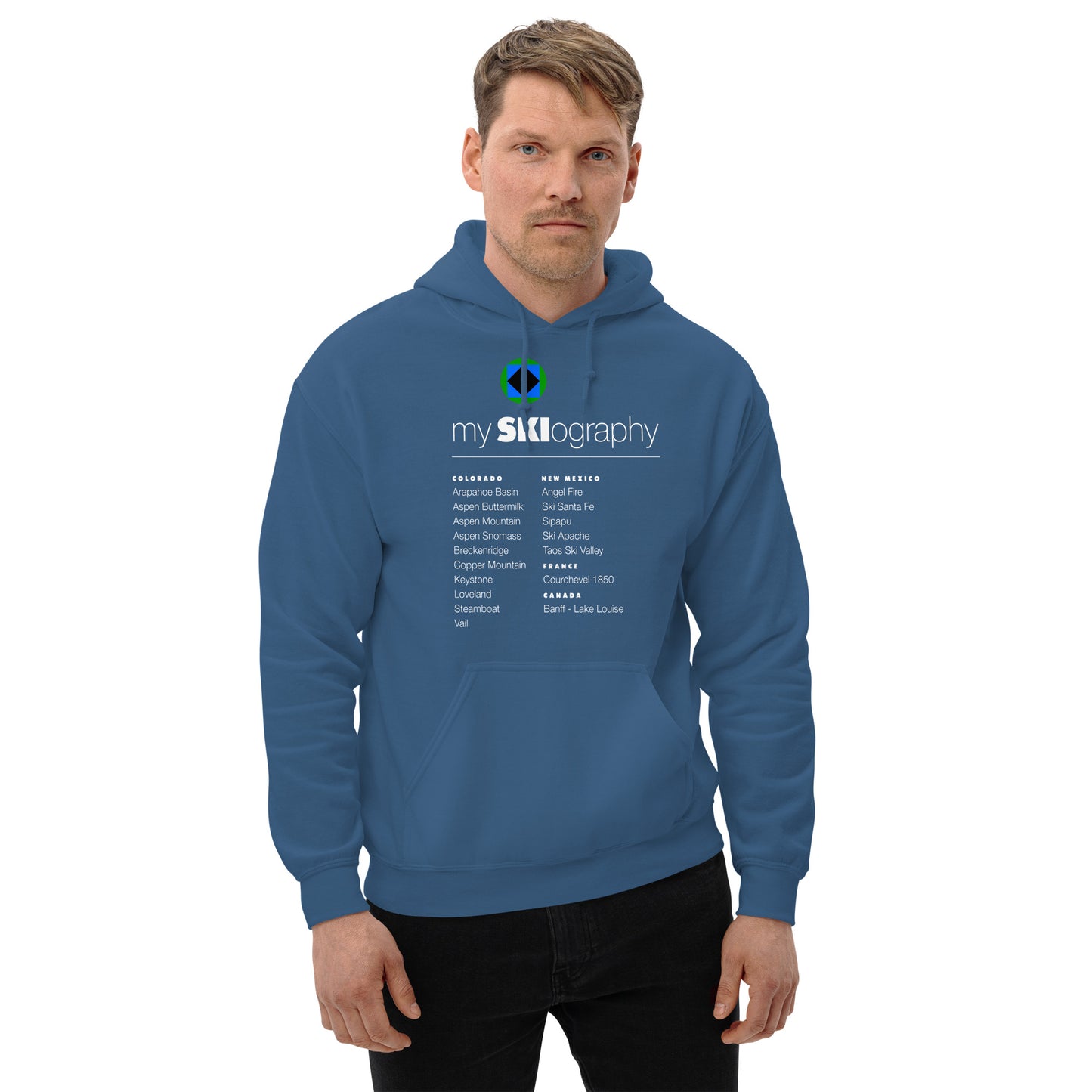 CS0001 - 01004 - mySKIography Unisex Hoodie