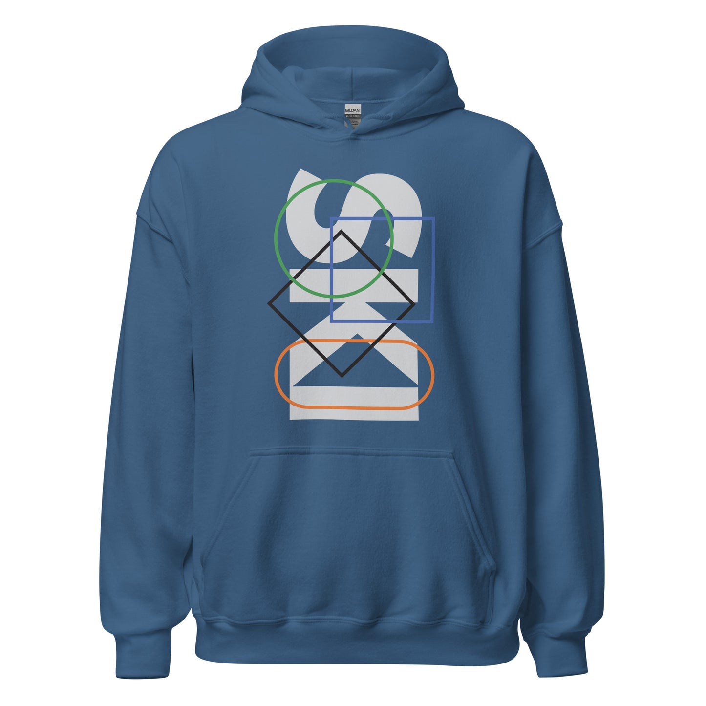 CS0044 - 01004 - SKI Icons Outlined Unisex Hoodie