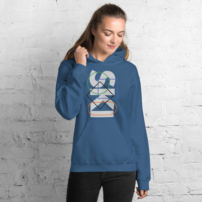 CS0044 - 01004 - SKI Icons Outlined Unisex Hoodie