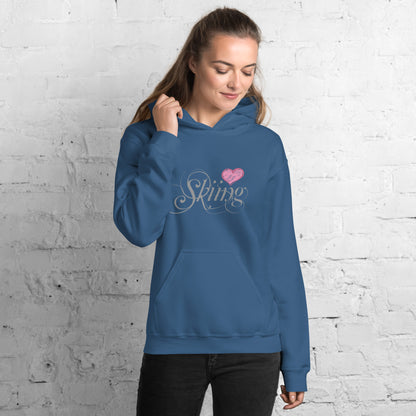 CS0047 - 02004 - Love Skiing/Women's Hoodie