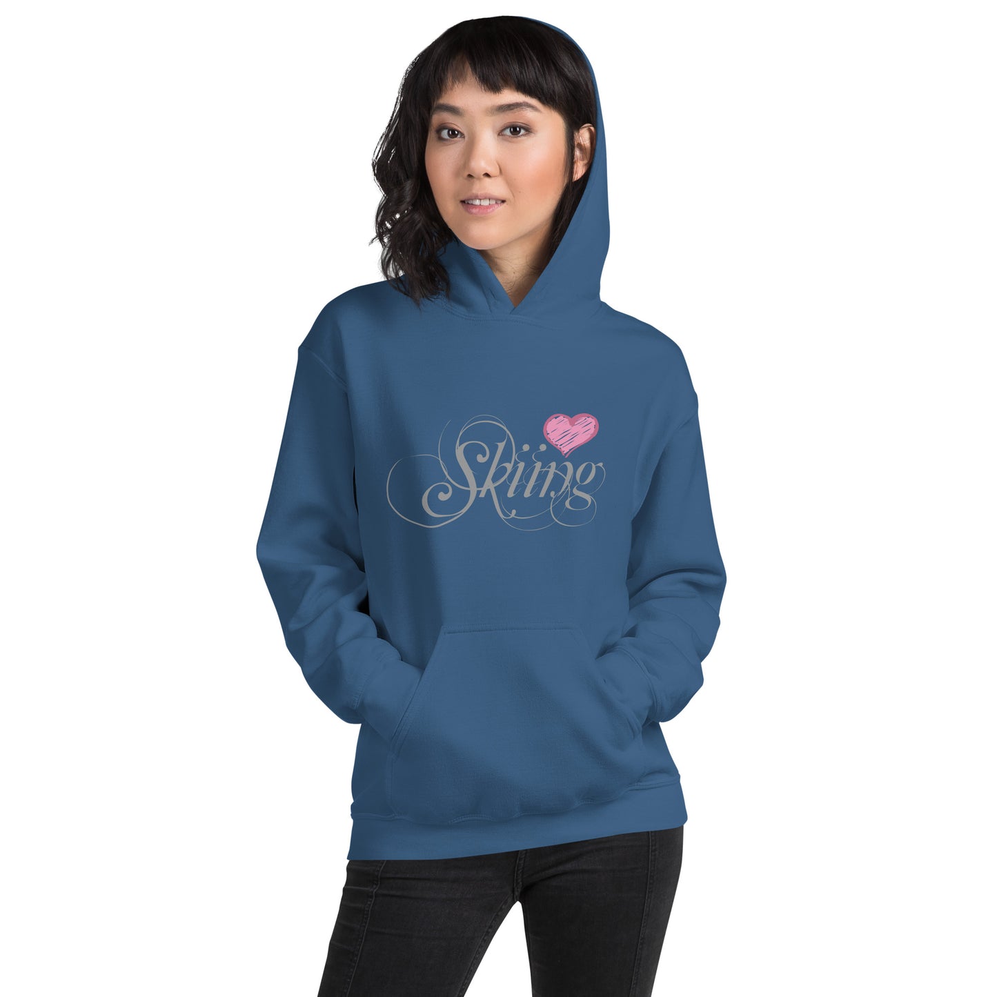 CS0047 - 02004 - Love Skiing/Women's Hoodie