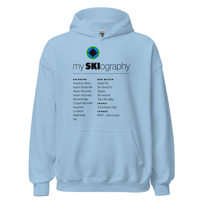 CS0001 - 01004 - mySKIography Unisex Hoodie