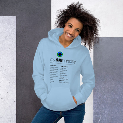 CS0001 - 01004 - mySKIography Unisex Hoodie