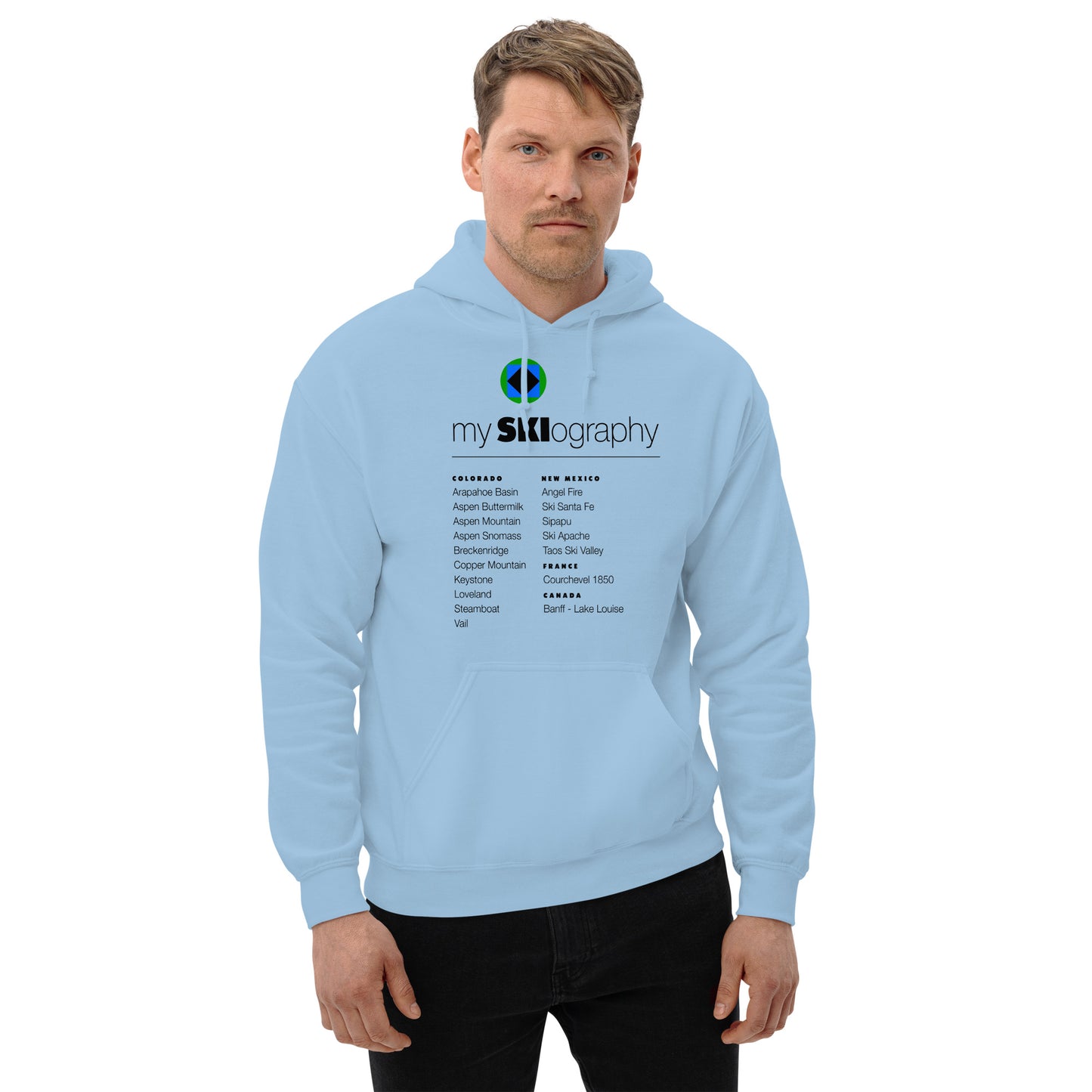 CS0001 - 01004 - mySKIography Unisex Hoodie