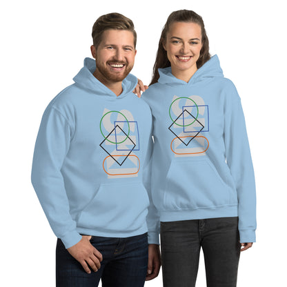 CS0044 - 01004 - SKI Icons Outlined Unisex Hoodie