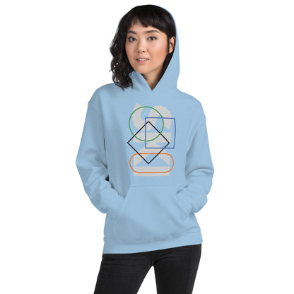 CS0044 - 01004 - SKI Icons Outlined Unisex Hoodie