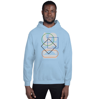 CS0044 - 01004 - SKI Icons Outlined Unisex Hoodie