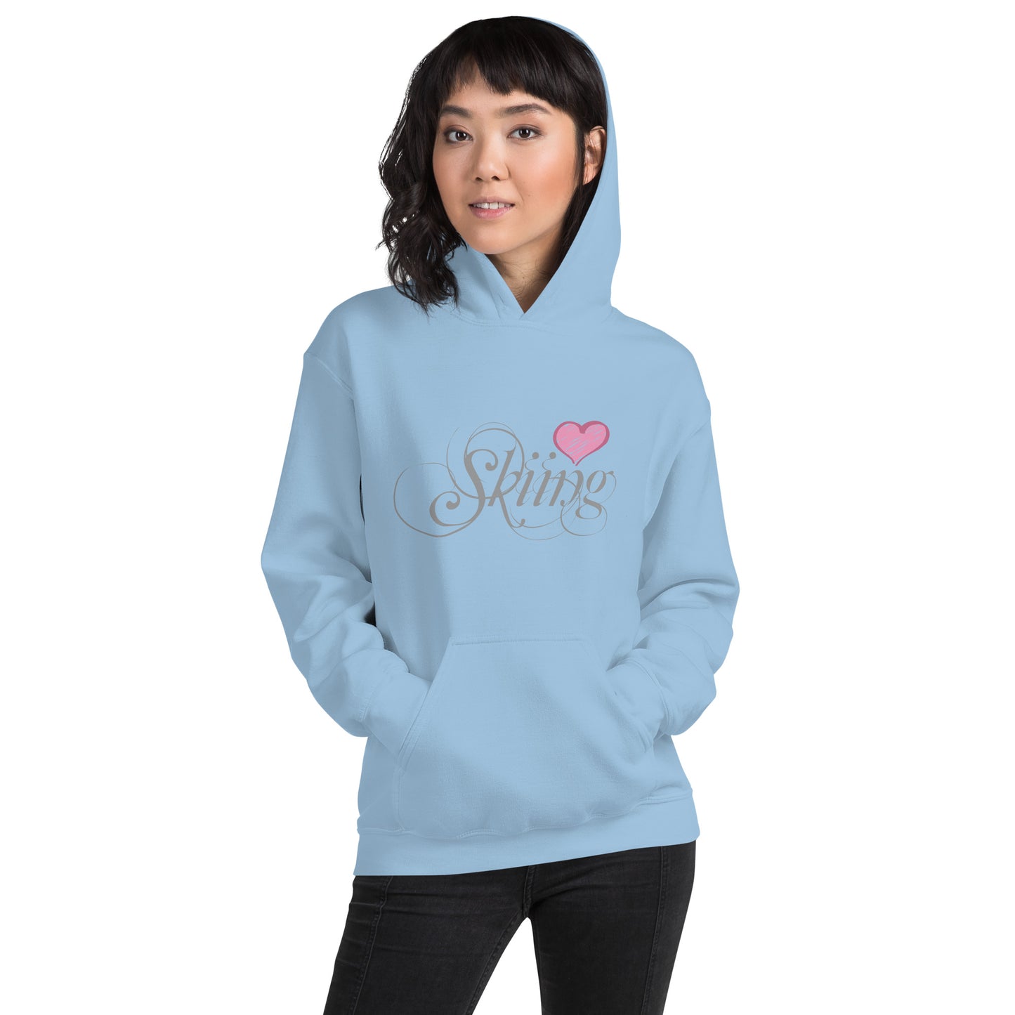 CS0047 - 02004 - Love Skiing/Women's Hoodie