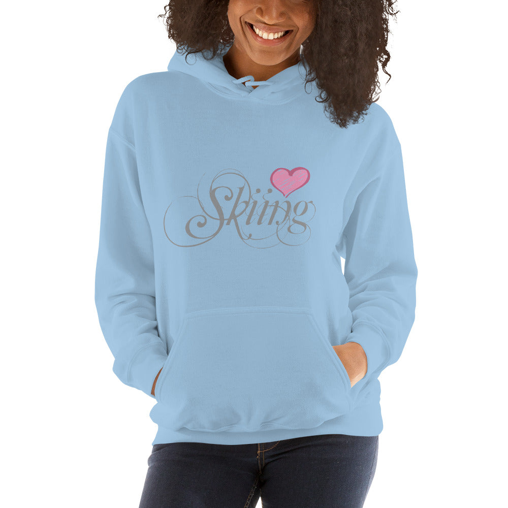 CS0047 - 02004 - Love Skiing/Women's Hoodie