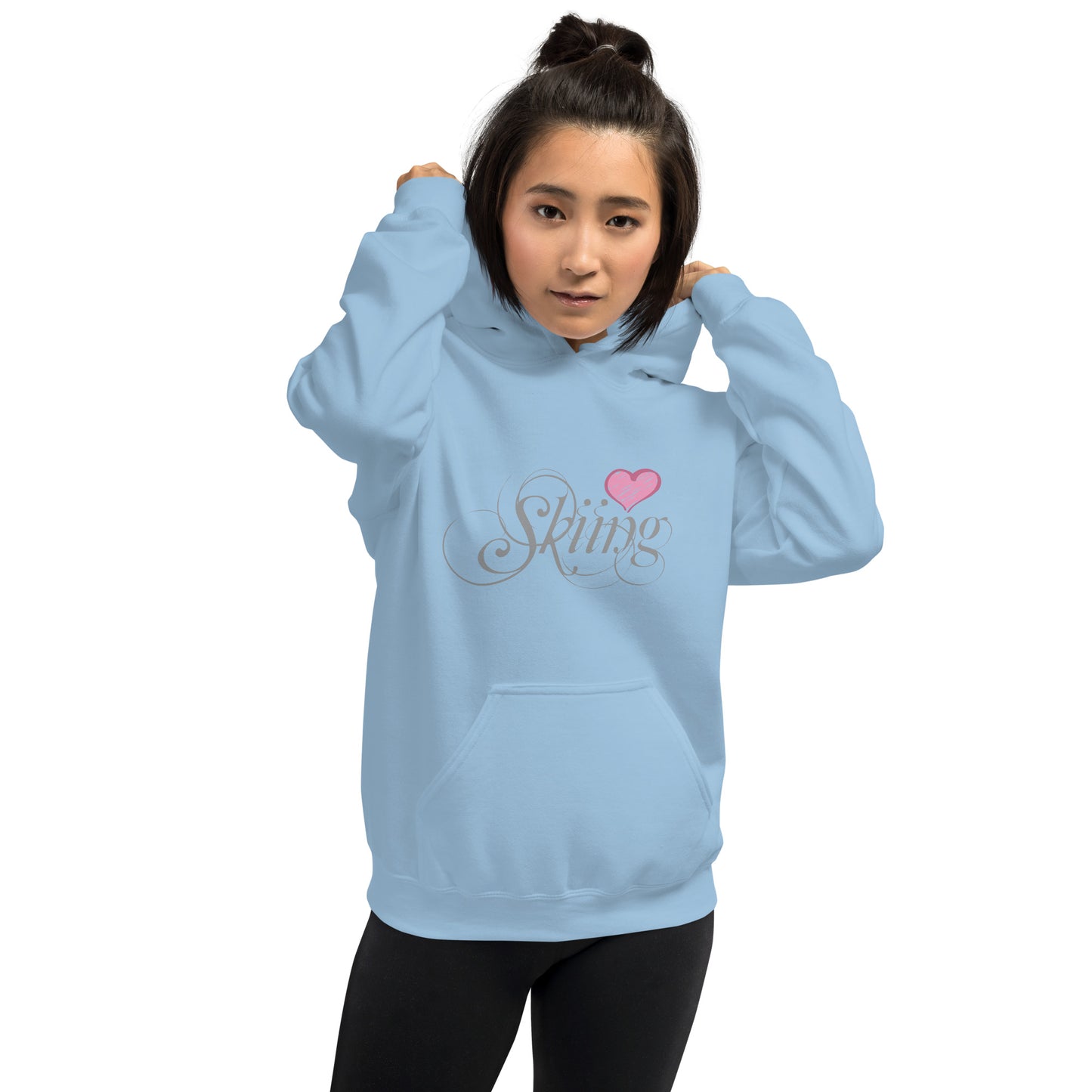 CS0047 - 02004 - Love Skiing/Women's Hoodie