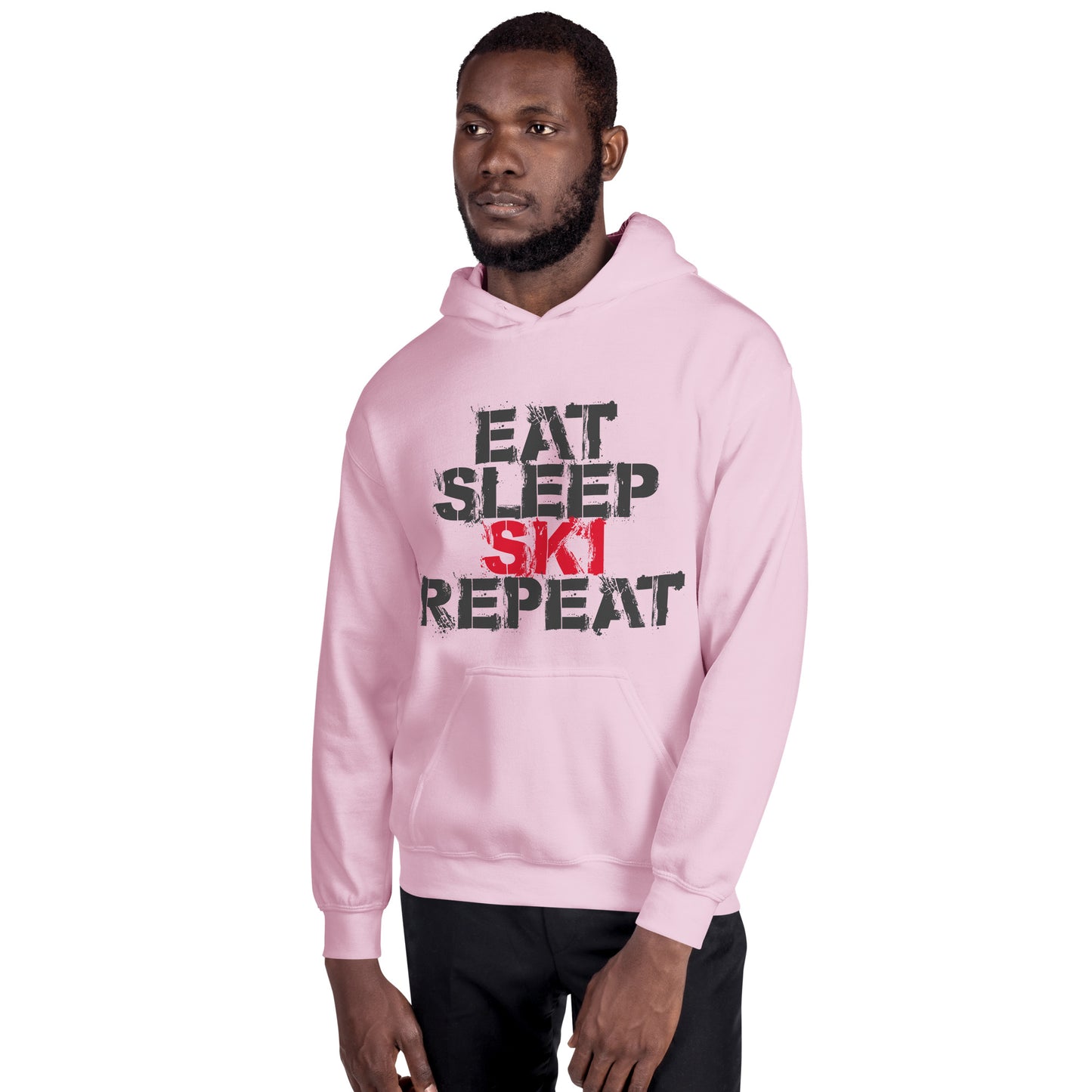 CS0048 - 01004 - Eat Sleep Ski Repeat Unisex Hoodie