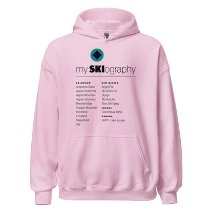 CS0001 - 01004 - mySKIography Unisex Hoodie