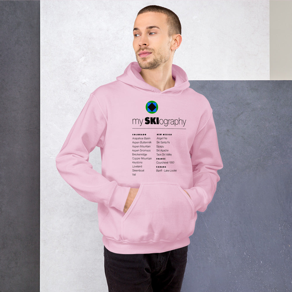 CS0001 - 01004 - mySKIography Unisex Hoodie