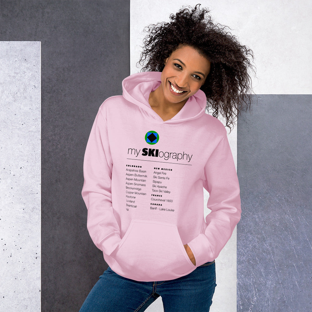 CS0001 - 01004 - mySKIography Unisex Hoodie