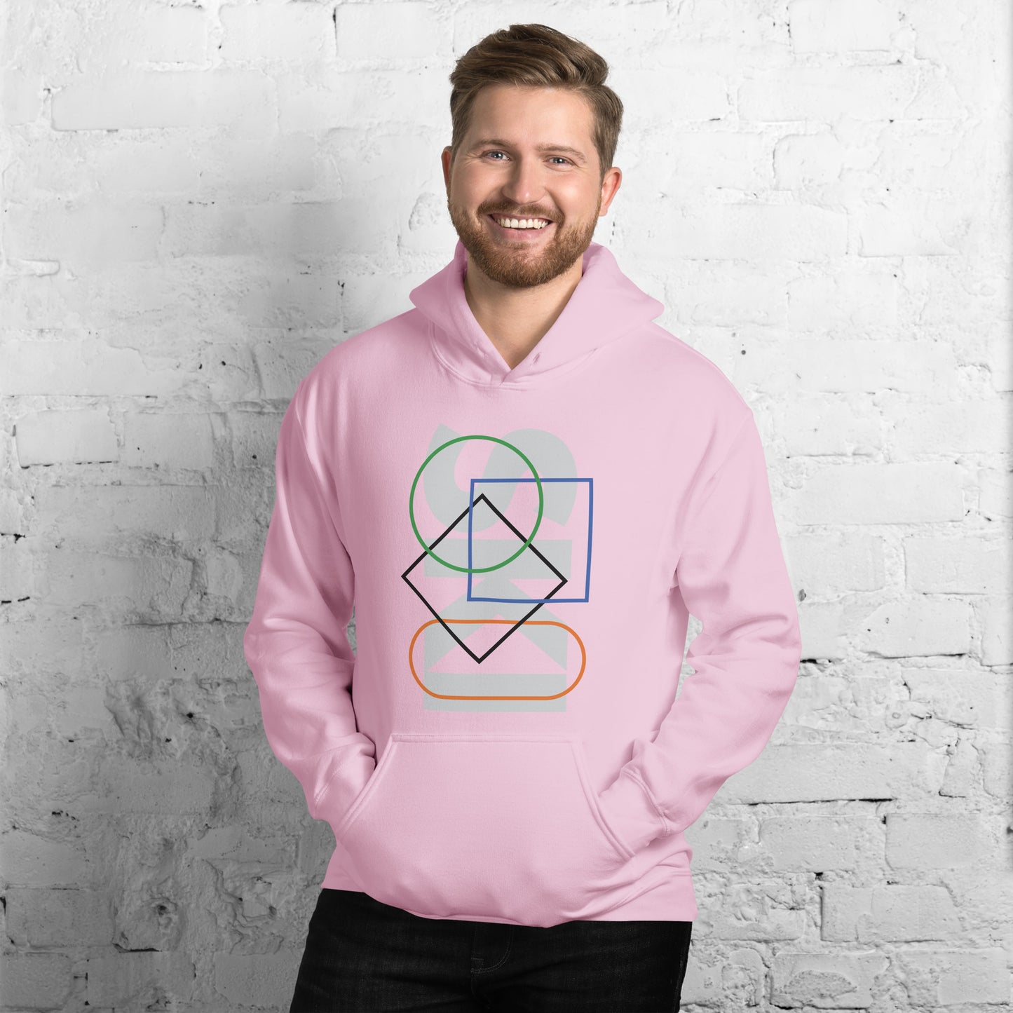 CS0044 - 01004 - SKI Icons Outlined Unisex Hoodie