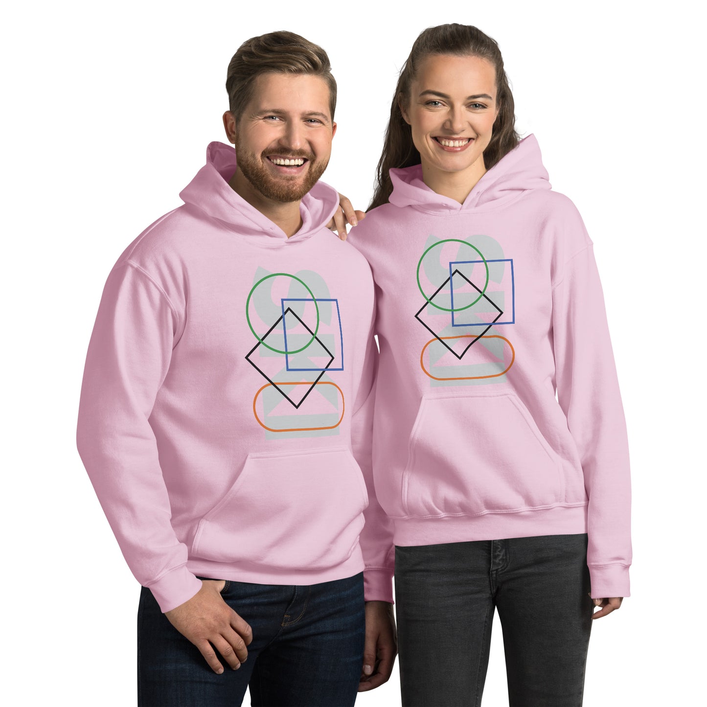 CS0044 - 01004 - SKI Icons Outlined Unisex Hoodie