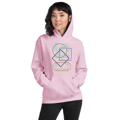 CS0044 - 01004 - SKI Icons Outlined Unisex Hoodie