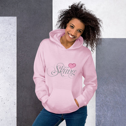 CS0047 - 02004 - Love Skiing/Women's Hoodie