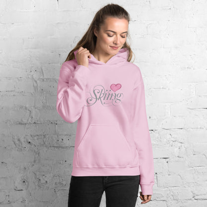 CS0047 - 02004 - Love Skiing/Women's Hoodie