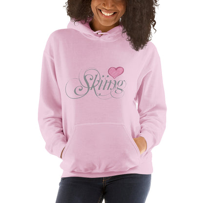 CS0047 - 02004 - Love Skiing/Women's Hoodie