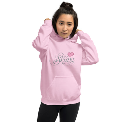 CS0047 - 02004 - Love Skiing/Women's Hoodie