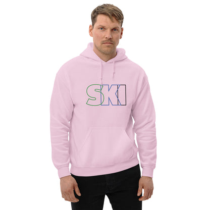 CS0052 - 01004 - SKI Outlined Unisex Hoodie