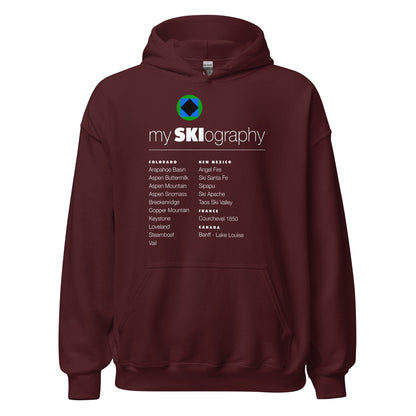 CS0001 - 01004 - mySKIography Unisex Hoodie