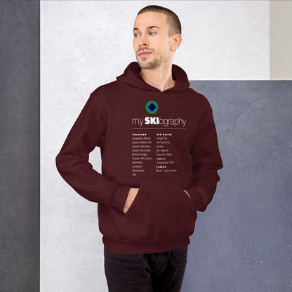 CS0001 - 01004 - mySKIography Unisex Hoodie