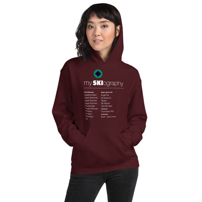 CS0001 - 01004 - mySKIography Unisex Hoodie