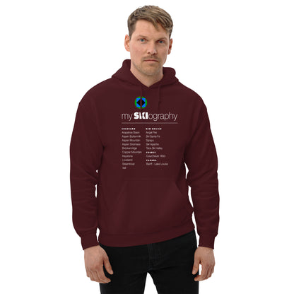 CS0001 - 01004 - mySKIography Unisex Hoodie