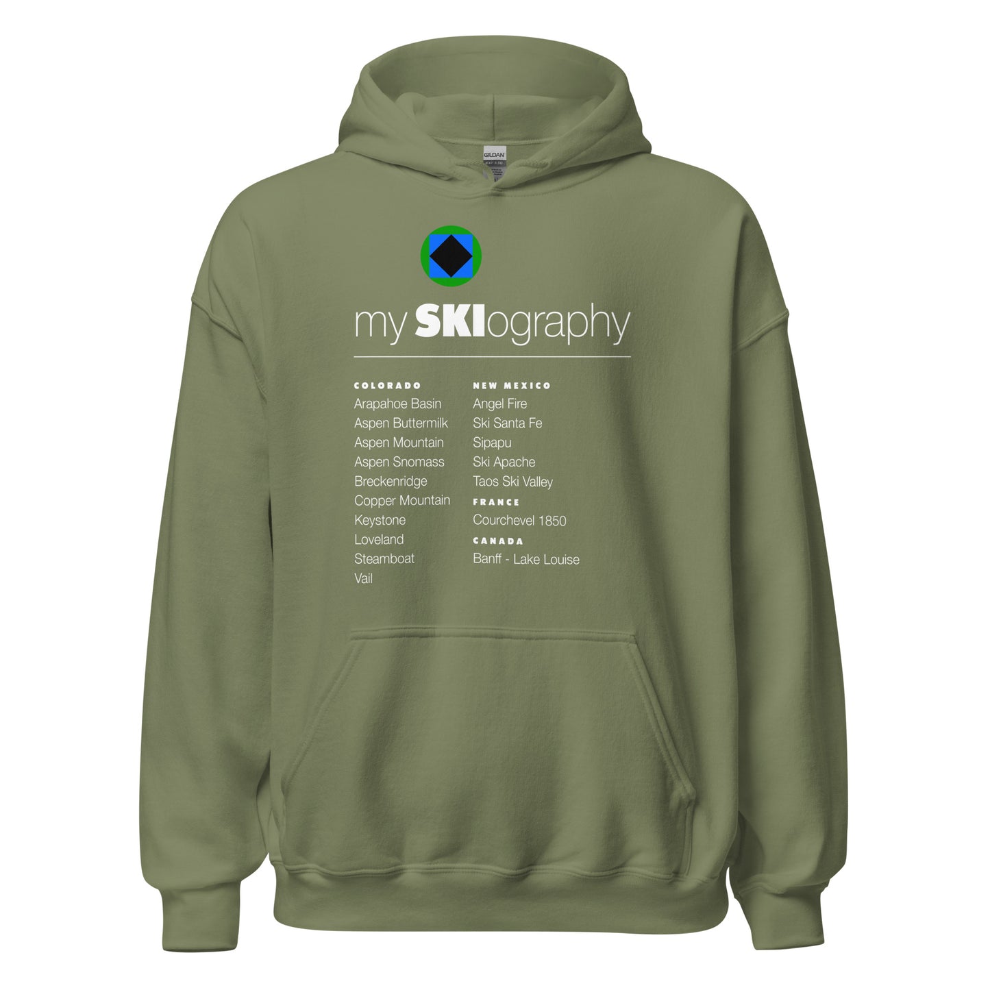 CS0001 - 01004 - mySKIography Unisex Hoodie