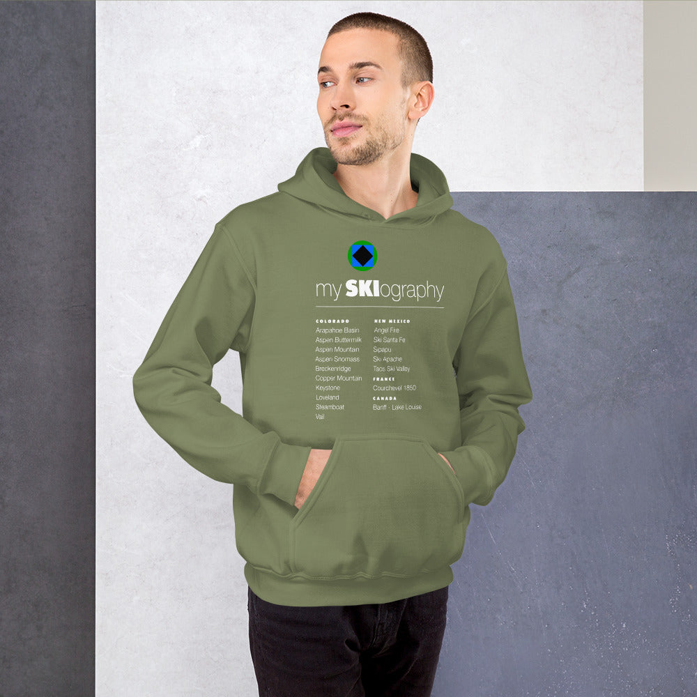 CS0001 - 01004 - mySKIography Unisex Hoodie