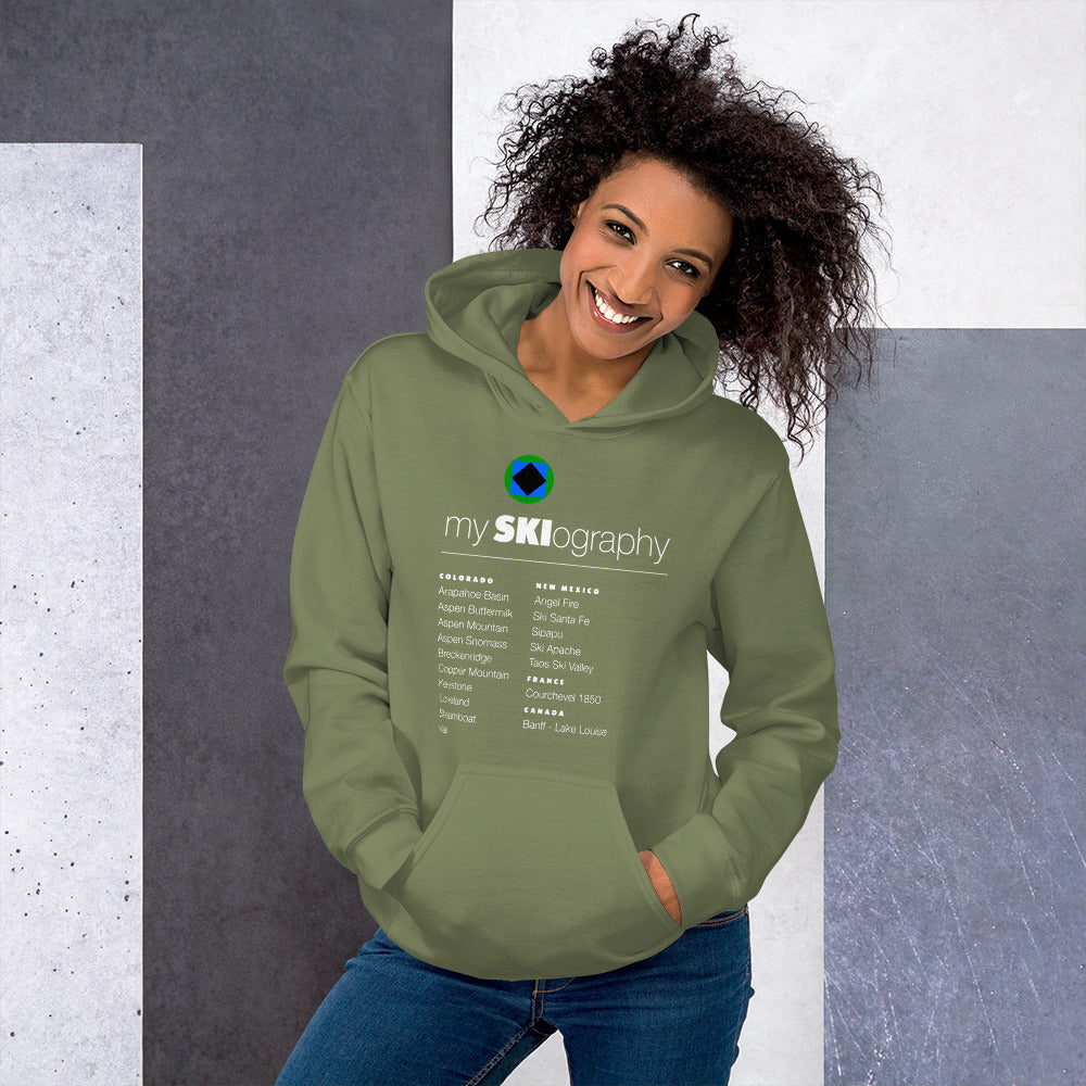 CS0001 - 01004 - mySKIography Unisex Hoodie