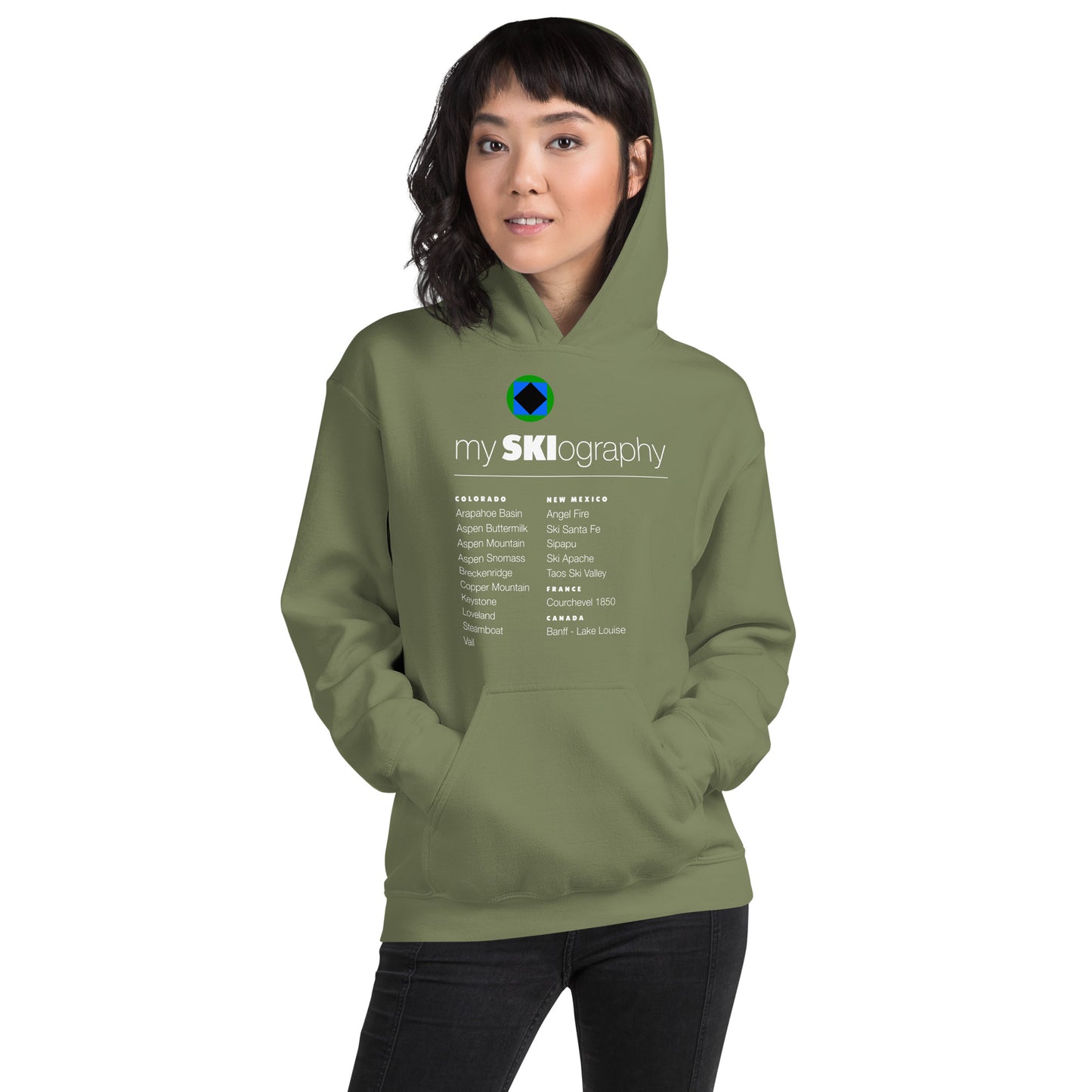 CS0001 - 01004 - mySKIography Unisex Hoodie