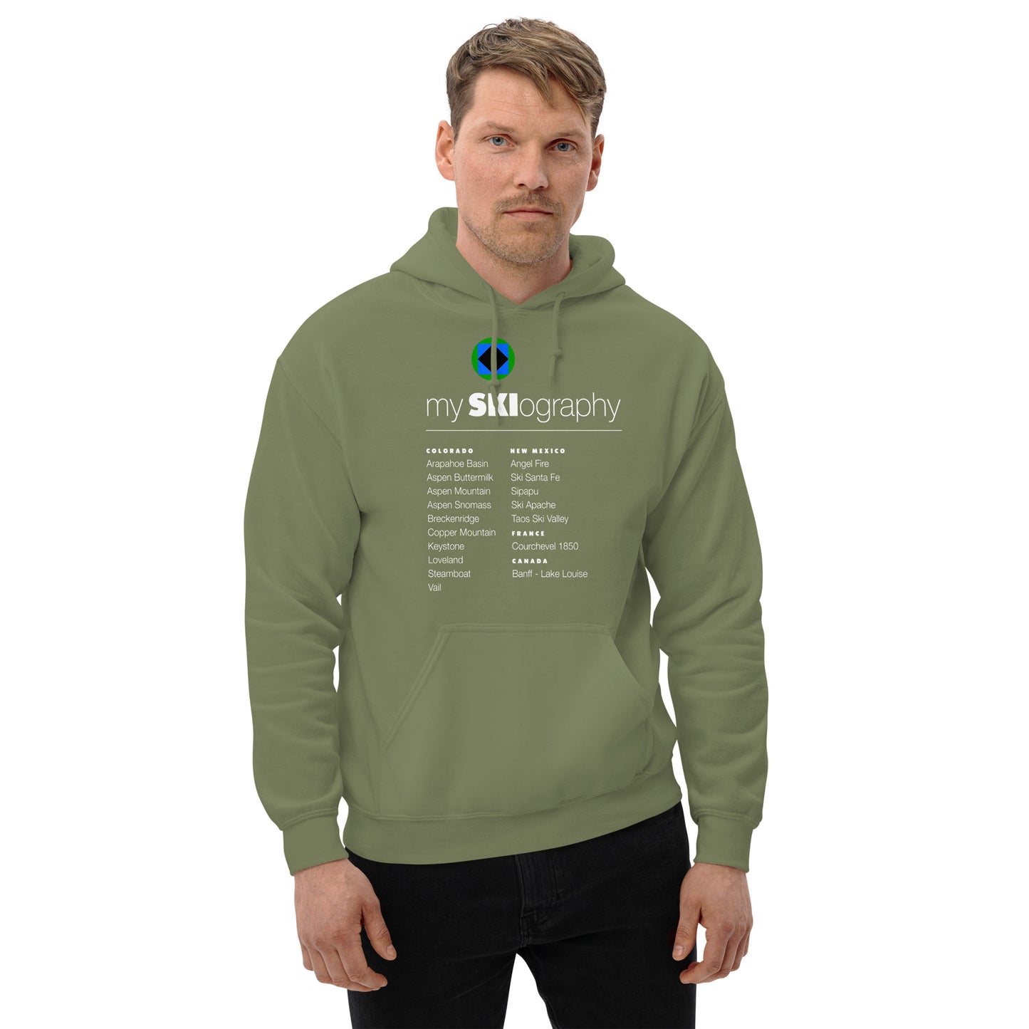 CS0001 - 01004 - mySKIography Unisex Hoodie