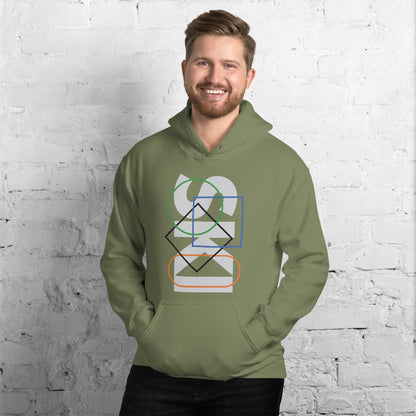 CS0044 - 01004 - SKI Icons Outlined Unisex Hoodie