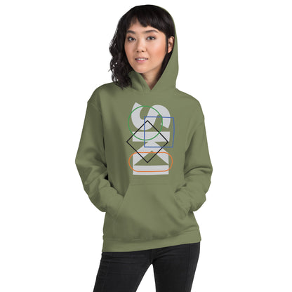 CS0044 - 01004 - SKI Icons Outlined Unisex Hoodie