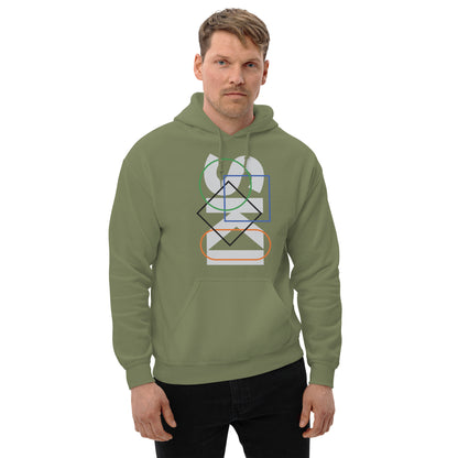 CS0044 - 01004 - SKI Icons Outlined Unisex Hoodie