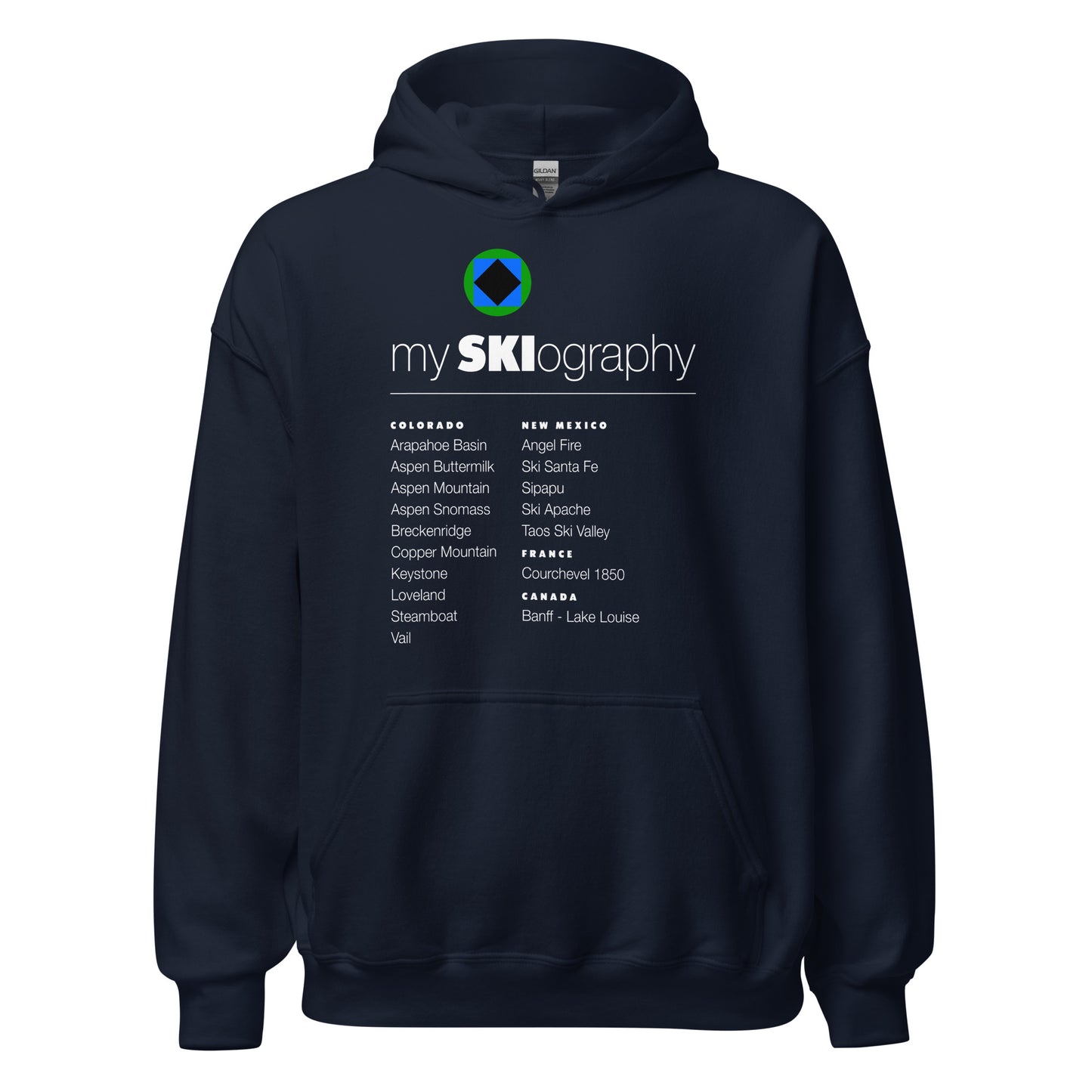 CS0001 - 01004 - mySKIography Unisex Hoodie