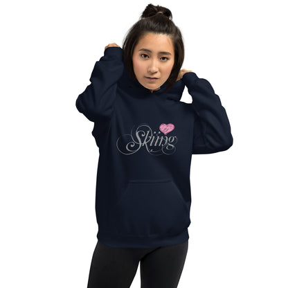 CS0047 - 02004 - Love Skiing/Women's Hoodie